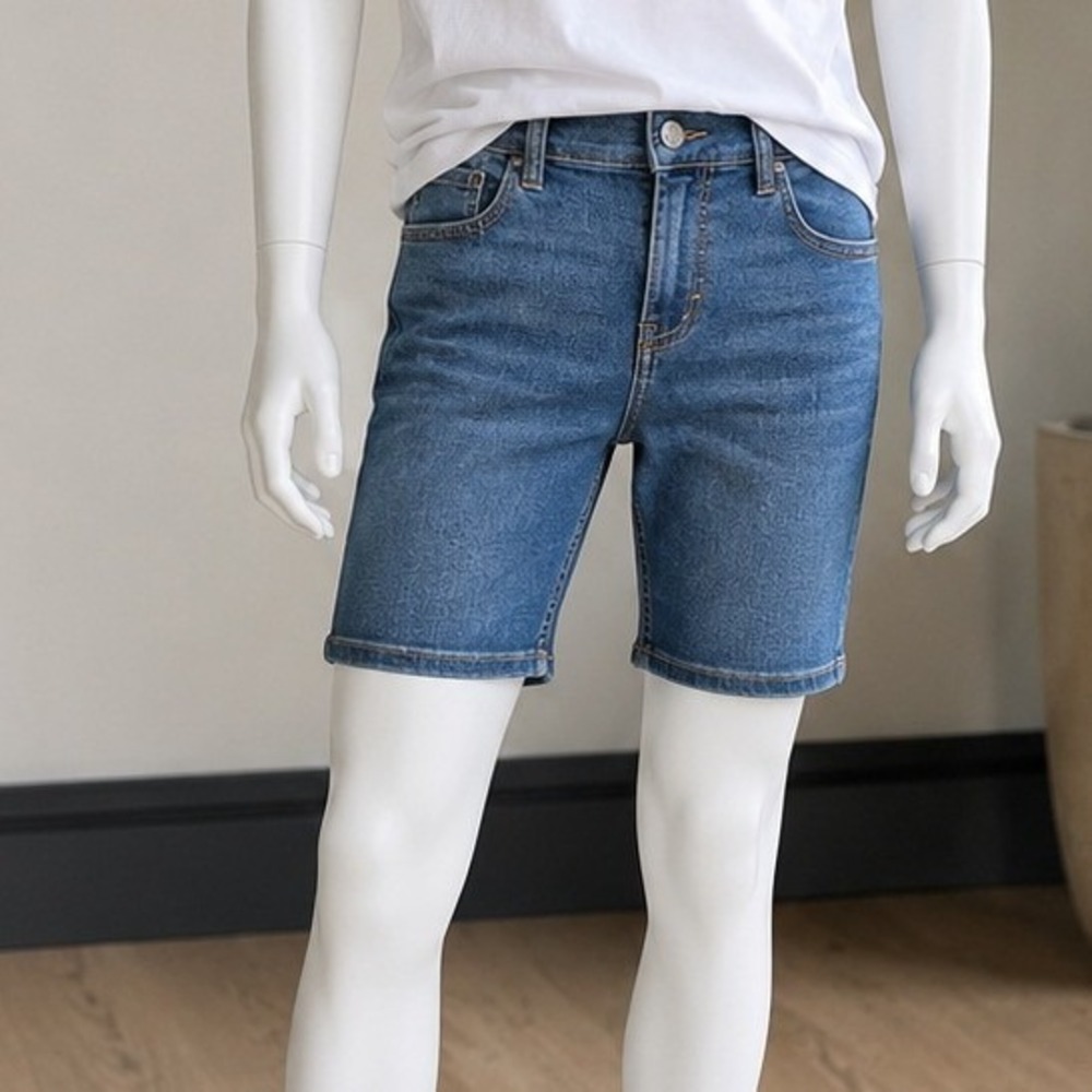 Levi's Boys Denim Shorts 510 Skinny Stretch Blue Size 14